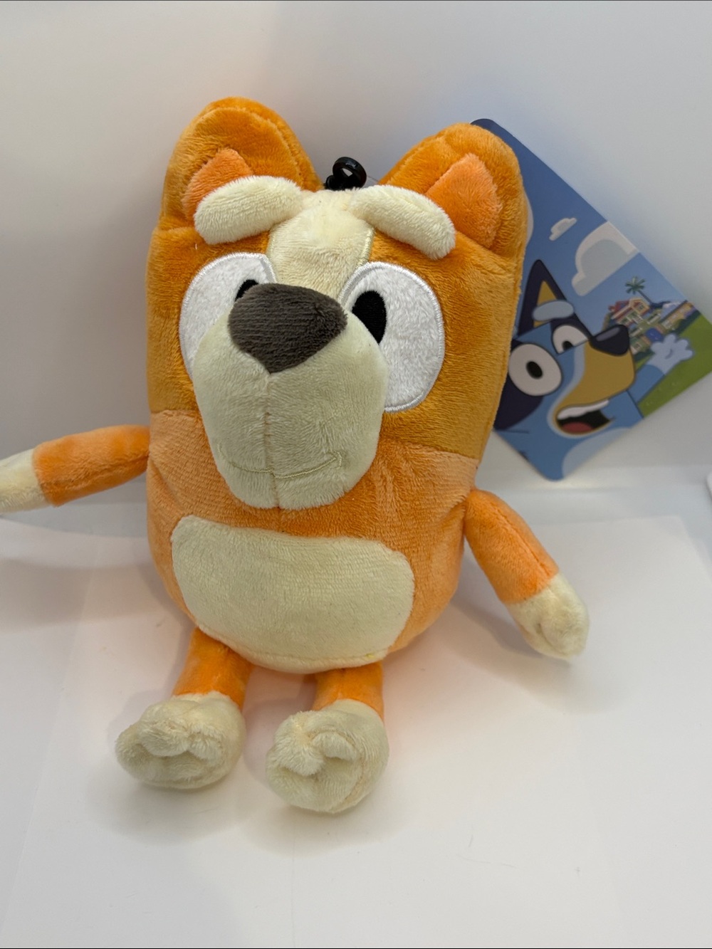 Ludo Bluey Plush Dog Bingo Plush with Clip and Pouch 8”